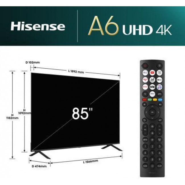 Hisense 85A6N