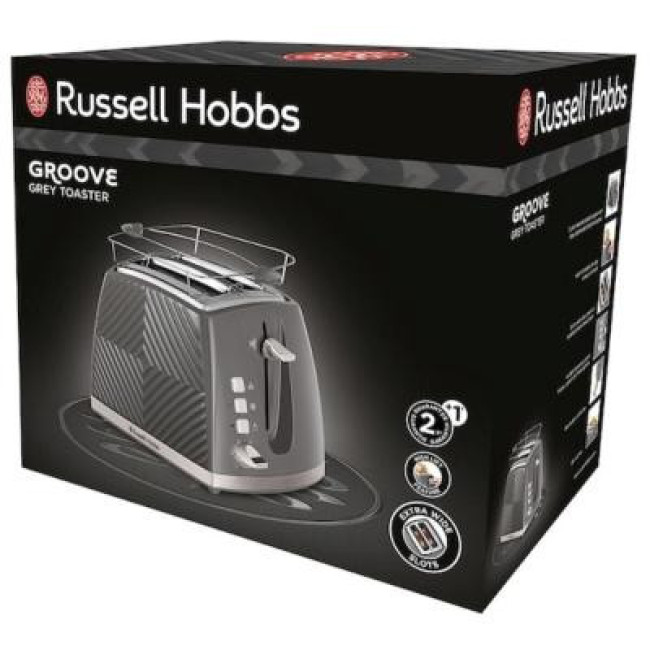 Russell Hobbs Groove Grey 26392-56