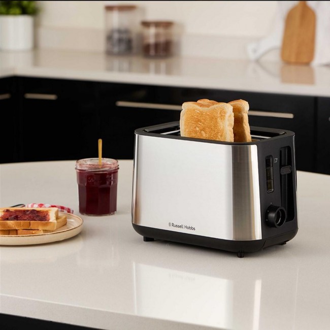 Russell Hobbs Heaton Brushed 2Slice Toaster 27390-56