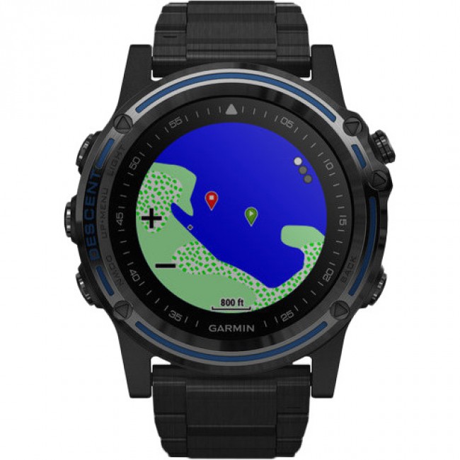 Garmin Descent Mk1 Dive Computer, Gray Sapphire with DLC Titanium Band (010-01760-01/010-01760-11)