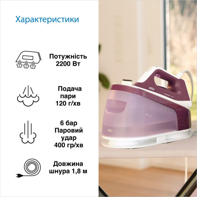 Утюг Braun CareStyle 1 Pro IS 1514 VI