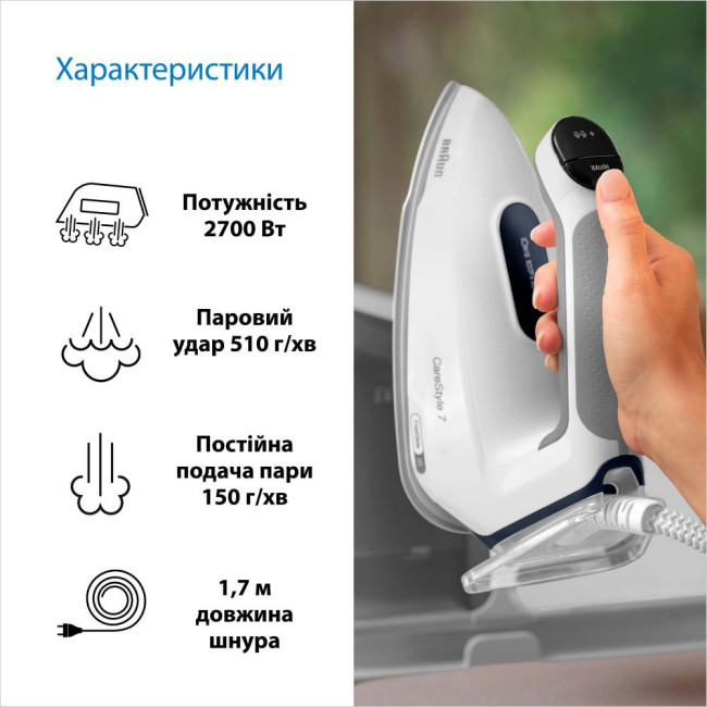 Утюг Braun CareStyle 7 IS 7262 GY