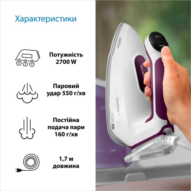 Утюг Braun CareStyle 7 Pro IS 7266 VI