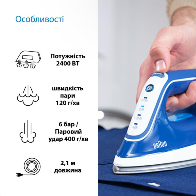 Утюг Braun CareStyle Compact Pro IS 2565 BL