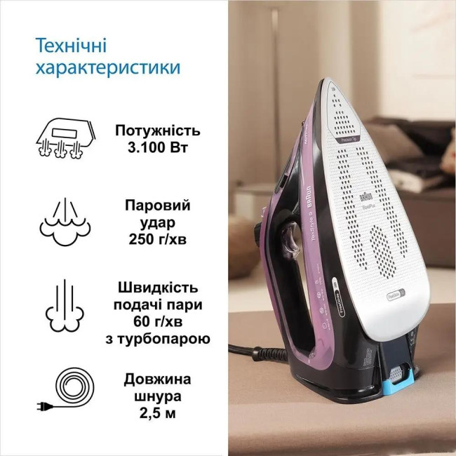 Утюг Braun TexStyle 9 SI9661VI