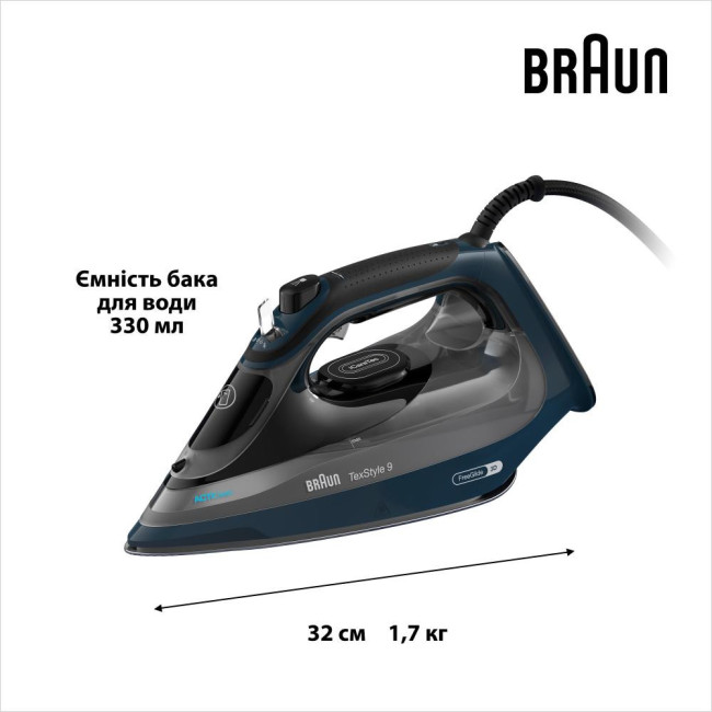 Утюг Braun TexStyle 9 SI9682DB