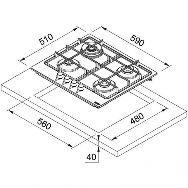 Franke FHSM 604 3G DC XS C (106.0554.391)