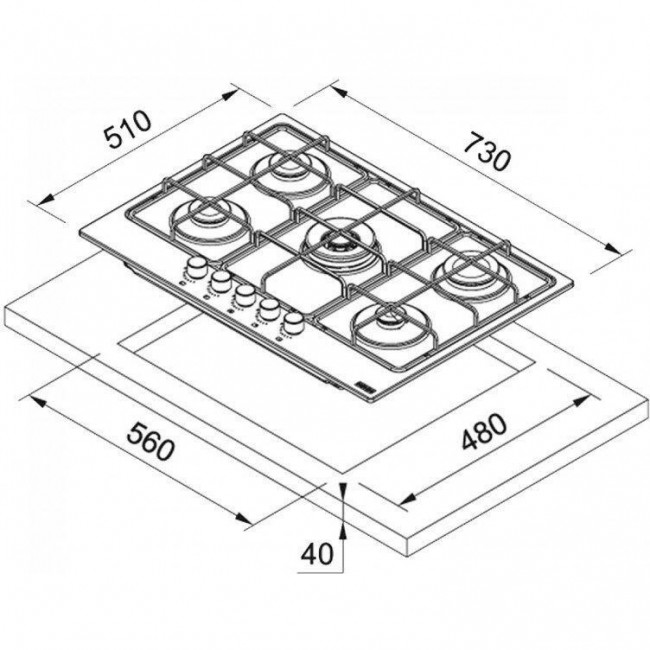 Franke FHSM 755 4G DC ON E (106.0670.111)