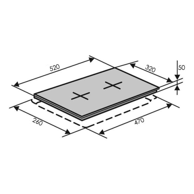 Варочная поверхность Ventolux HG 320 RCEST (BK) 7