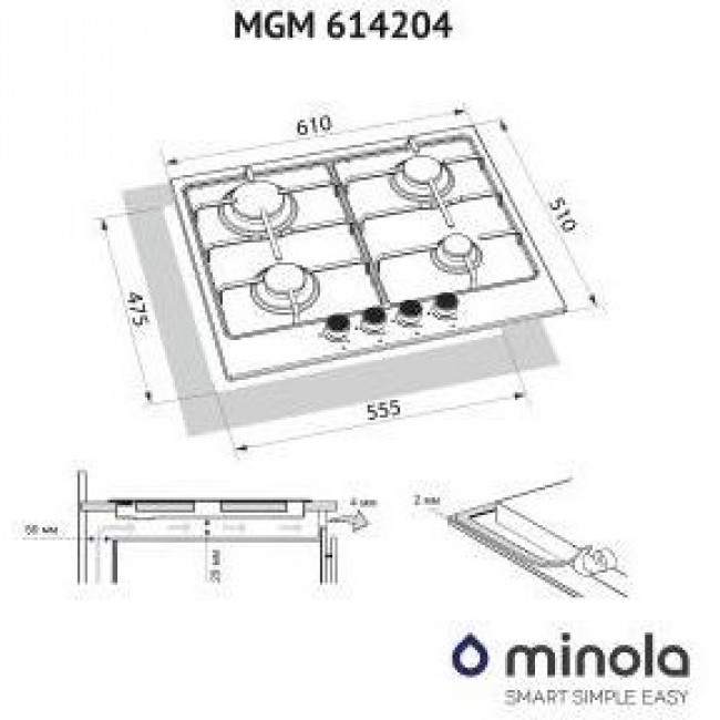 Minola MGM 614204 BL