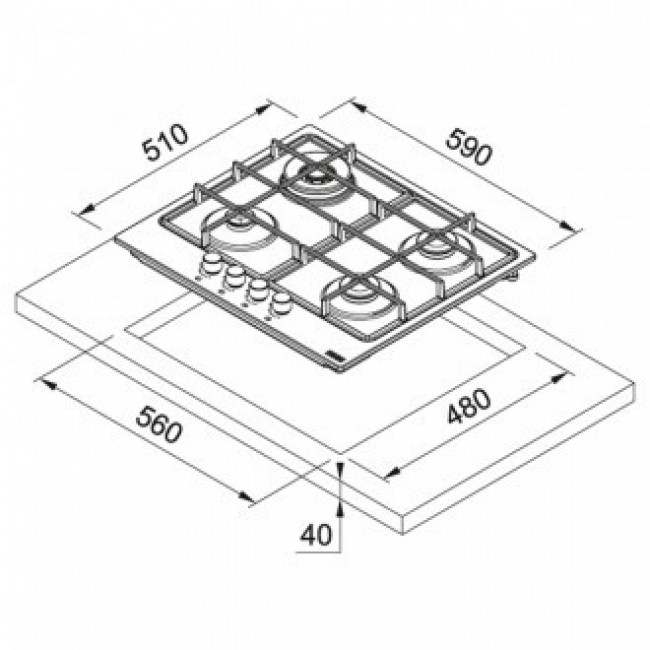 Franke Smart FHSM 604 4G ON E (106.0670.100)