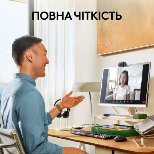 Веб камера Logitech Brio 100 Full HD Webcam Graphite (960-001585)