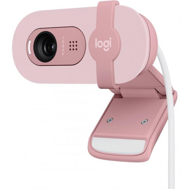 Веб камера Logitech Brio 100 Full HD Webcam Rose (960-001623)