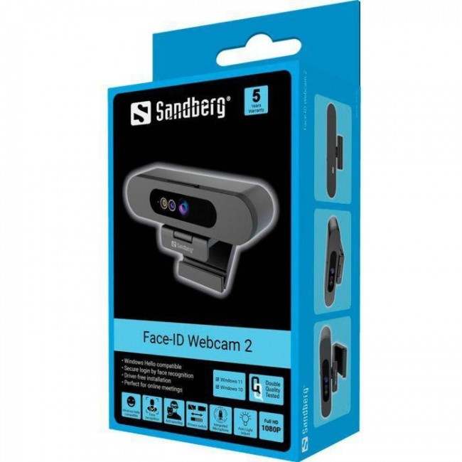 Sandberg Face-ID Webcam 2 (134-40)