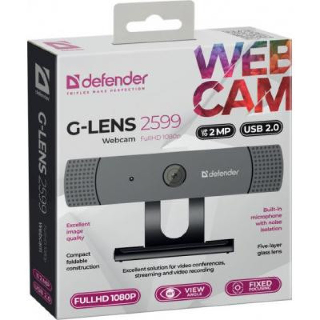 Defender G-lens 2599 Full HD 1080p Black (63199)