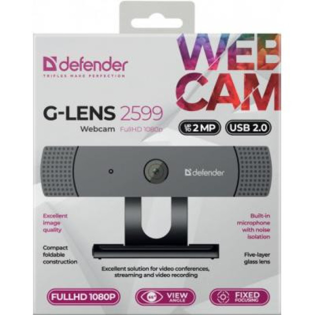 Defender G-lens 2599 Full HD 1080p Black (63199)