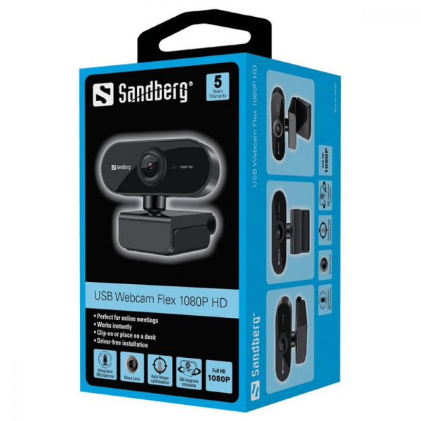 Веб-камера Sandberg USB Flex 1080P HD (133-97)