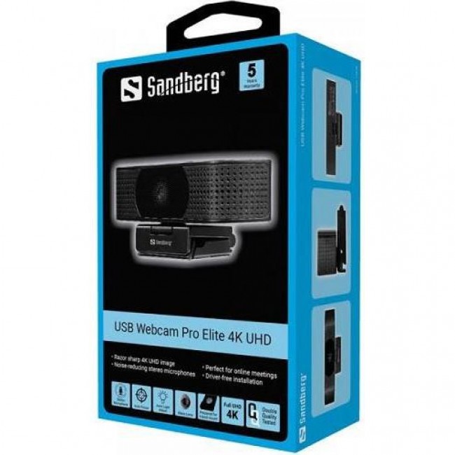 Sandberg USB Webcam Pro Elite 4K UHD (134-28)