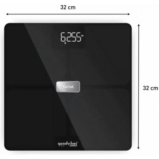 Весы Tefal Body Fat Goodvibes Health Black BM9670S1