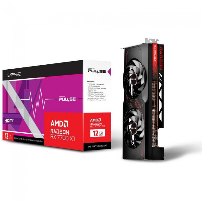 Sapphire AMD Radeon RX 7700 XT 12GB PULSE (11335-04)
