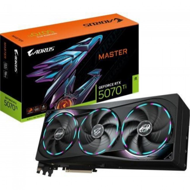 GIGABYTE AORUS GeForce RTX 5070 Ti MASTER 16G (GV-N507TAORUS M-16GD)