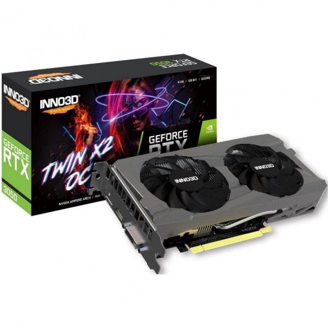 Inno3D GEFORCE RTX 3050 TWIN X2 (N30502-08D6-1711VA41)