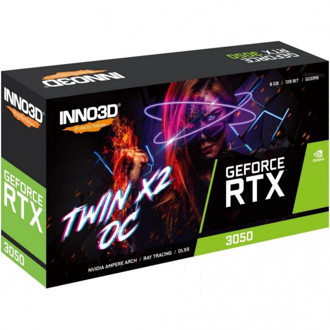 Inno3D GEFORCE RTX 3050 TWIN X2 (N30502-08D6-1711VA41)