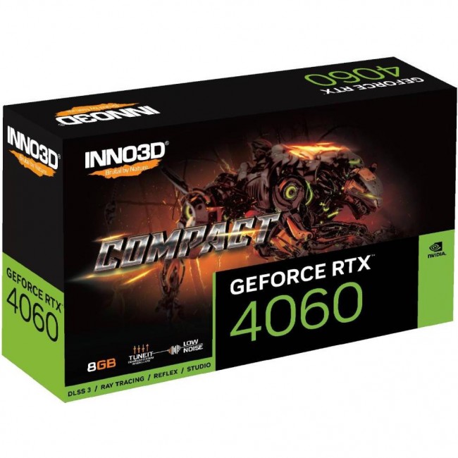 INNO3D GEFORCE RTX 4060 COMPACT (N40601-08D6-173050N)