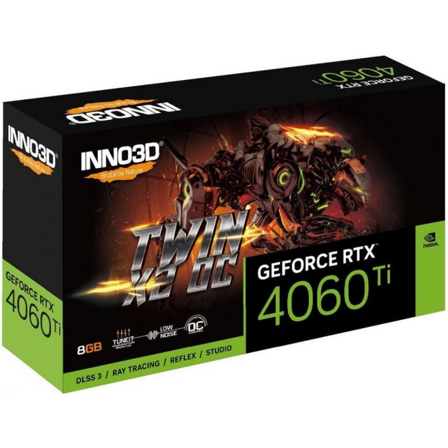 INNO3D GEFORCE RTX 4060 Ti 8GB TWIN X2 OC (N406T2-08D6X-171153N)