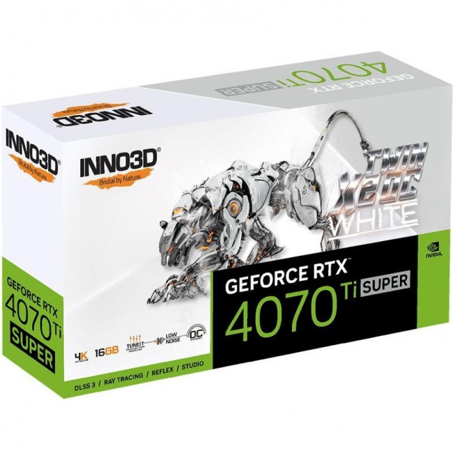 INNO3D GEFORCE RTX 4070 Ti SUPER TWIN X2 OC WHITE (N407TS2-166XX-186156W)
