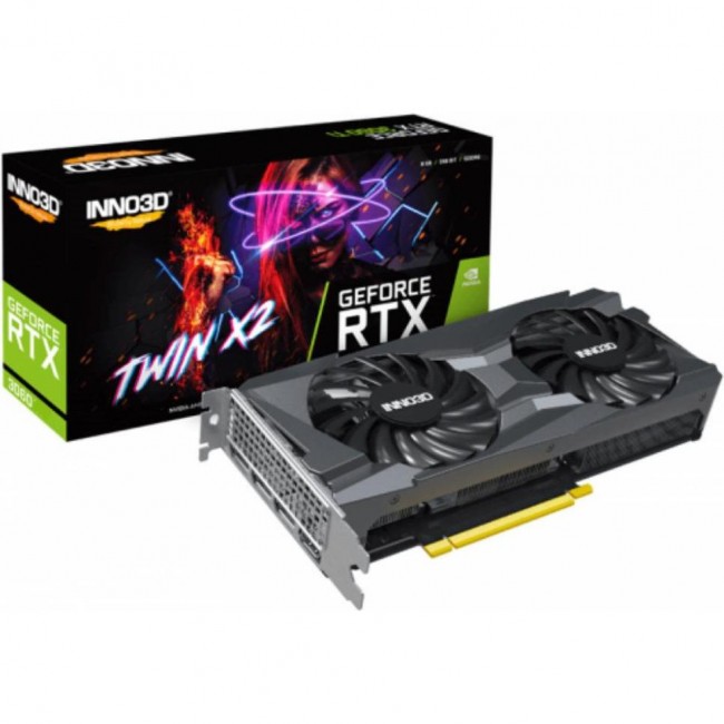 Видеокарта Inno3D GeForce RTX 3060 TWIN X2 LHR (N30602-12D6-119032AH)