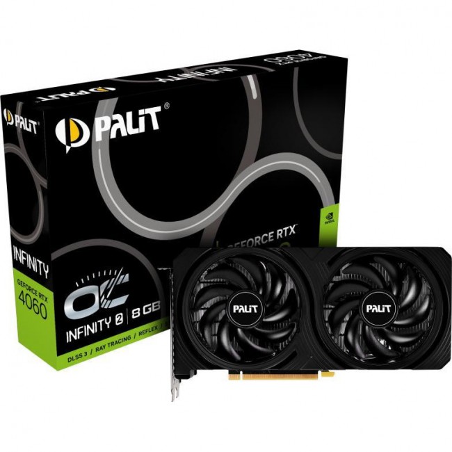 Видеокарта Palit GeForce RTX 4060 Infinity 2 OC (NE64060S19P1-1070L)