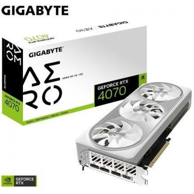 Видеокарта Gigabyte GeForce RTX 4070 AERO OC V2 12G (GV-N4070AERO OCV2-12GD)