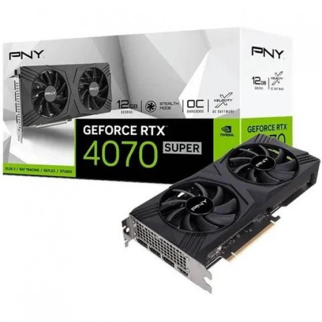 PNY GeForce RTX 4070 SUPER 12GB VERTO (VCG4070S12DFXPB1-O)