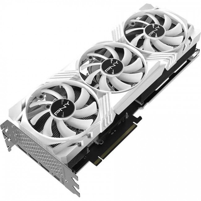 PNY GeForce RTX 4070 TI SUPER 16GB VERTO Triple Fan OC WHITE (VCG4070TS16TFWXPB1-O)