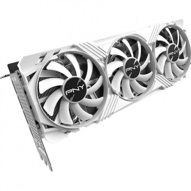 PNY GeForce RTX 4070 TI SUPER 16GB VERTO Triple Fan OC WHITE (VCG4070TS16TFWXPB1-O)