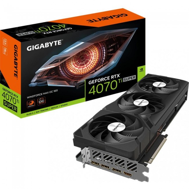 GIGABYTE GeForce RTX 4070 Ti Super WindForce Max OC 16G (GV-N407TSWF3MAX OC-16GD)