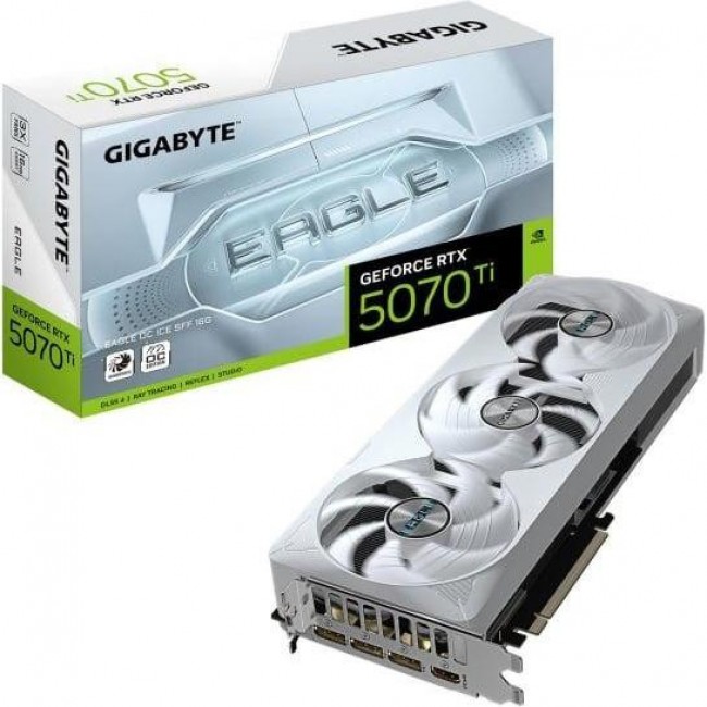 GIGABYTE GeForce RTX 5070 Ti EAGLE OC ICE SFF 16G (GV-N507TEAGLEOC ICE-16GD)