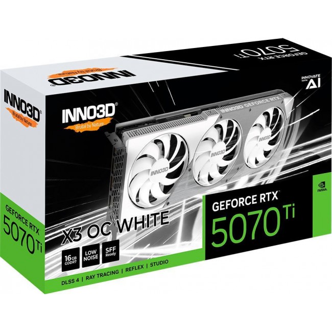 INNO3D GeForce RTX 5070 Ti X3 OC White (N507T3-16D7X-176068W) EU