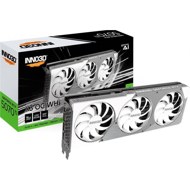 INNO3D GeForce RTX 5070 Ti X3 OC White (N507T3-16D7X-176068W) EU