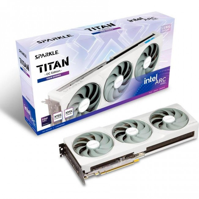 Sparkle Intel Arc B580 TITAN Luna OC 12GB (SB580TW-12GOC)