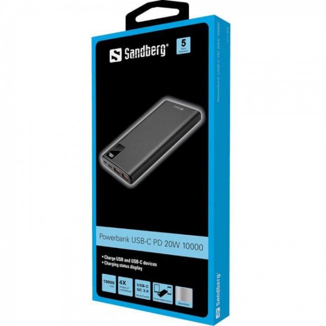 Sandberg 10000mAh 20W Black(420-58)