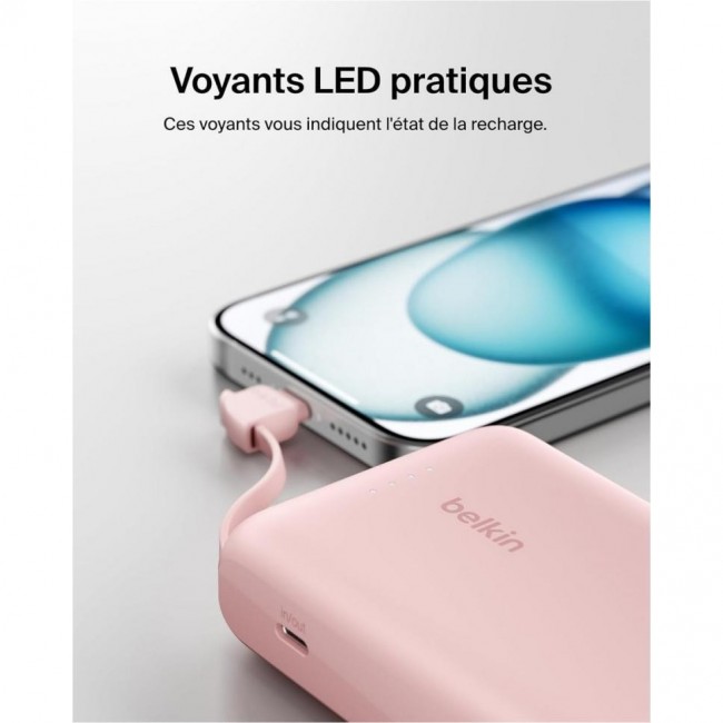 Belkin 10000mAh 20W Type-C Cable Pink (BPB021HQPK)