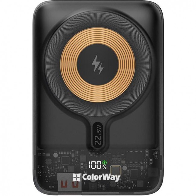 ColorWay 10000mAh 22.5W MagSafe Black (CW-PB100LPA3BK-WPDD)