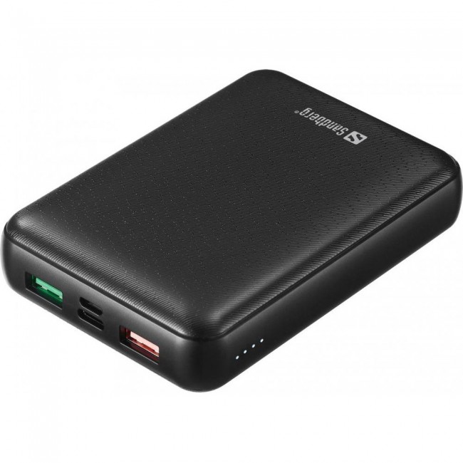 Sandberg 15000mAh PD/45W 20V/2.25A QC3.0 USB-C Micro-USB USB-A*2 (420-66)