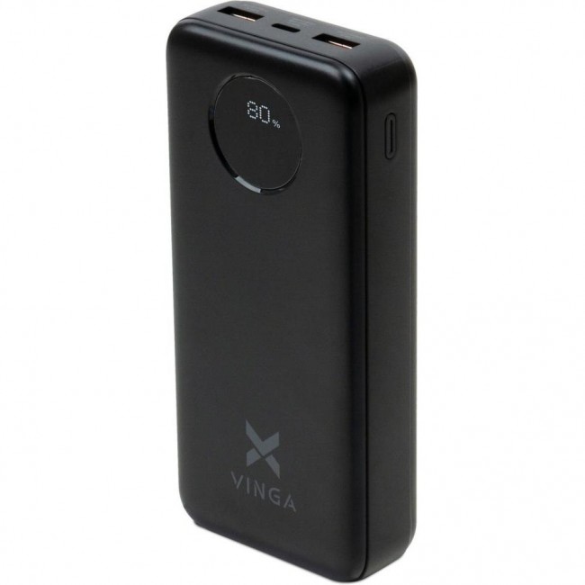 Vinga 20000mAh 22.5W Display Black (VPBB2022)
