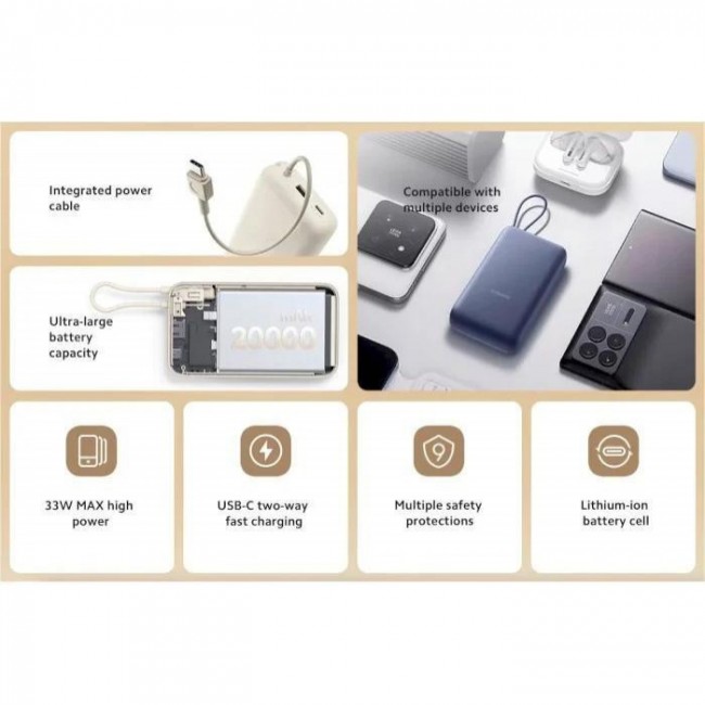 Xiaomi 20000mAh 33W Tan (BHR8851GL)