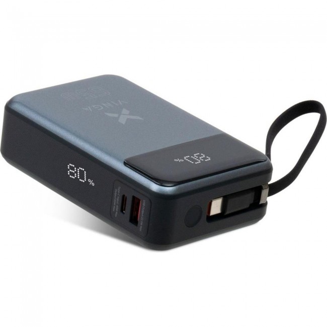 Vinga 20000mAh 65W Display Grey (VPBB2065C)