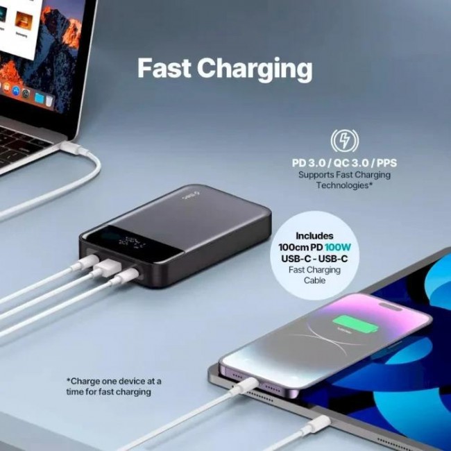 TTEC 20000mAh ReCharger Pro 130W Space Gray (2BB218UG)