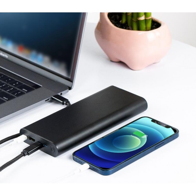 PowerPlant 26800mAh PD/100W+18W QC/3.0 USB-C*2 USB-A (PB930470)